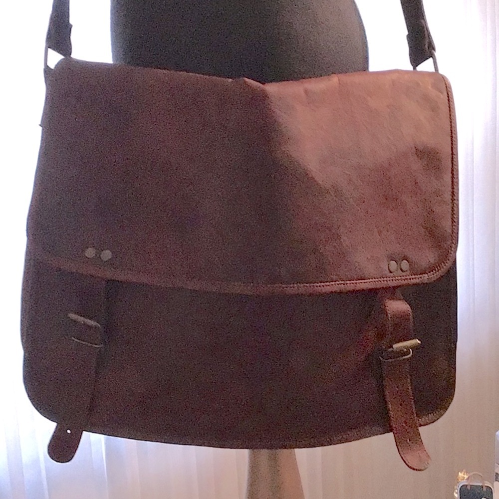 #Buffalo Hunter leather messenger bag